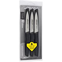 Arcos Nova 189100- Acero Inoxidable Nitrum- Negro- 100 mm